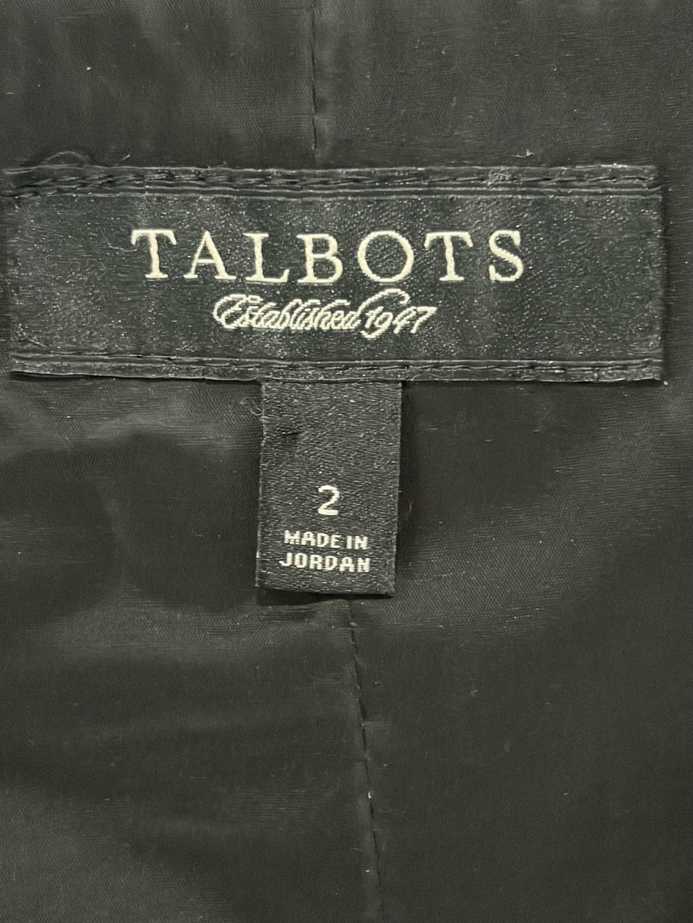Talbots Gray Short Wool-Blend Button Jacket (2) - Picture 3 of 6